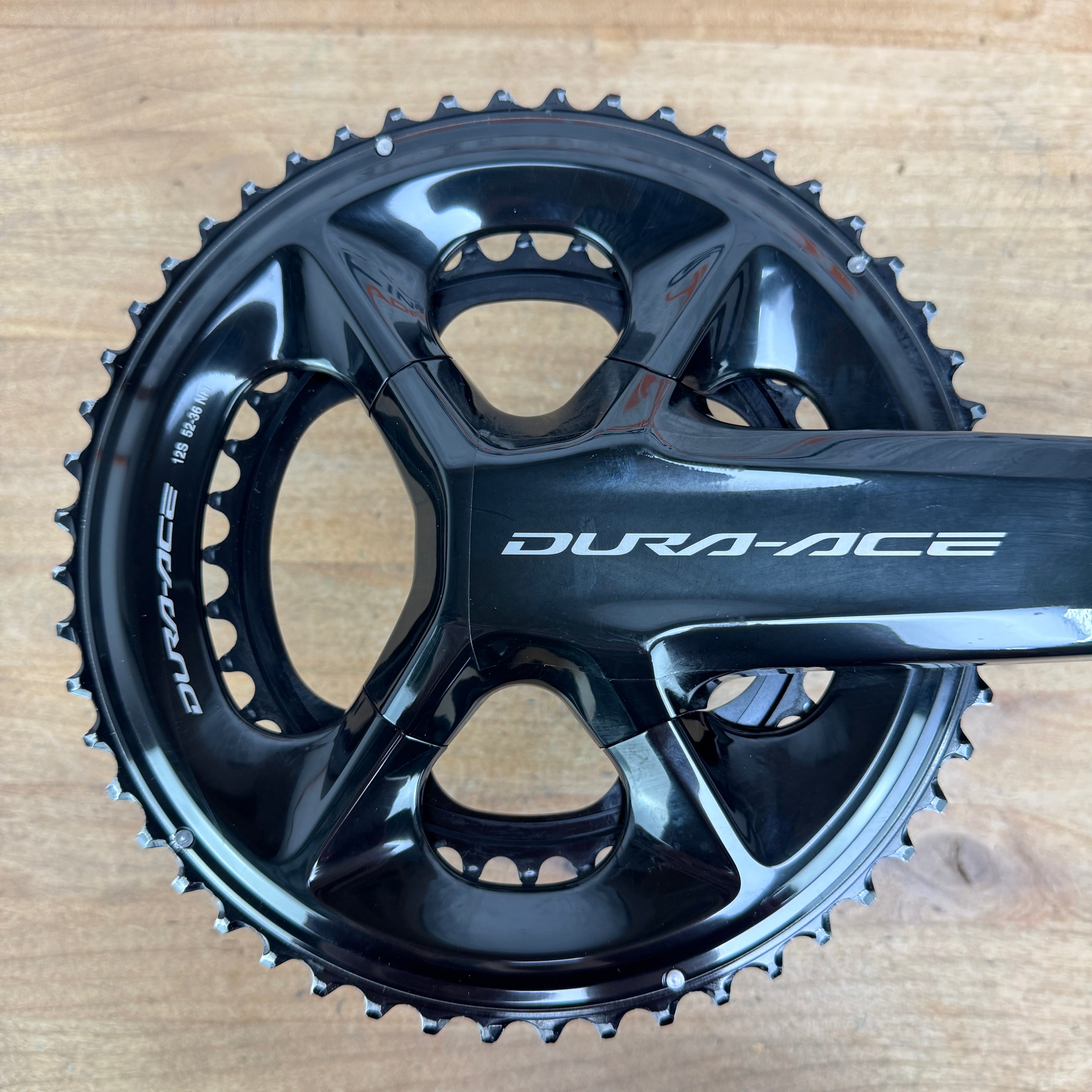 SHIMANO FC-R9200 パワーメーター 170mm 4iiii Low Mile! Shimano Dura-Ace FC-R9200 4iiii Power Meter 172.5mm 52