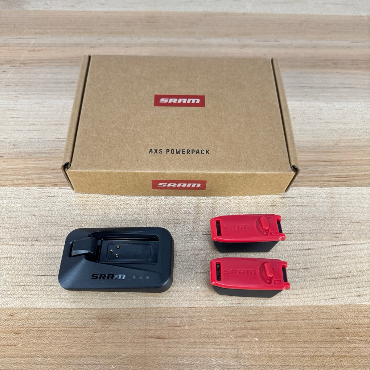 New! SRAM Powerpack eTap AXS Wireless Electronic Battery Charger + 2 Batteries