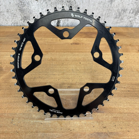 Wolf Tooth Drop-Stop B 5-Bolt 110 BCD 48t 1x Bike Chainring 109g