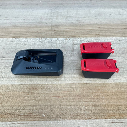 New! SRAM Powerpack eTap AXS Wireless Electronic Battery Charger + 2 Batteries