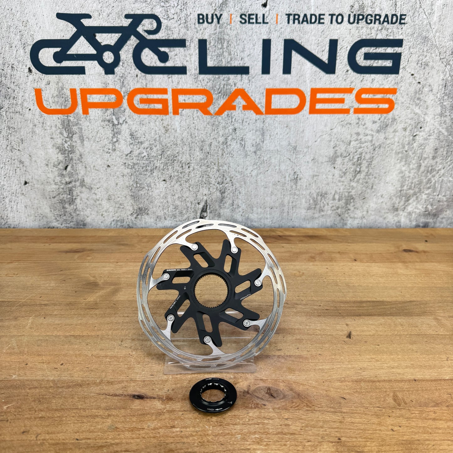 SRAM Paceline X Center Lock 160mm Disc Brake Rotor w/ Lockring 129g