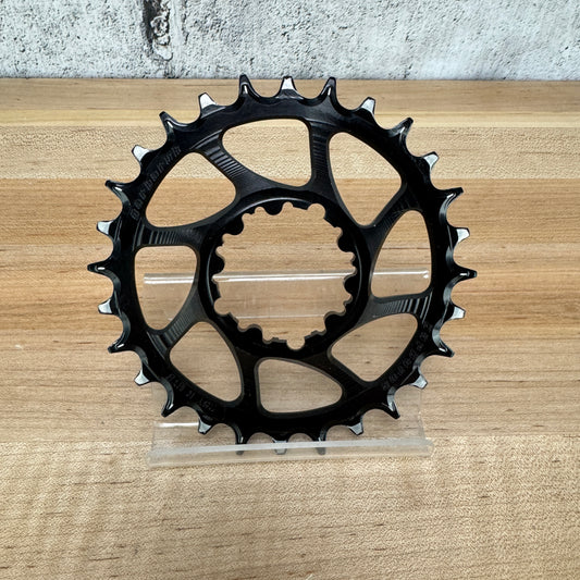 Garbaruk 3-Bolt Direct Mount 28t Round Black 7.5mm Offset 1x MTB Chainring
