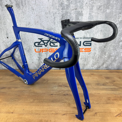 2022 Pinarello Dogma F Size 51.5 Carbon Disc Brake Frameset 700c Blue 2208g