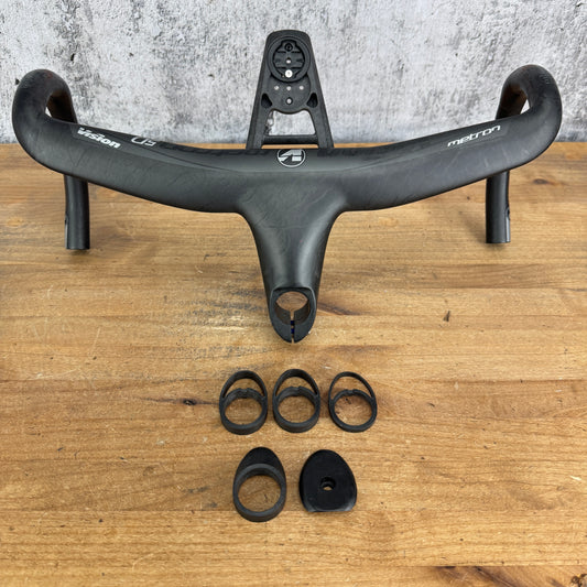Vision Metron 5D 42cm x 110mm Carbon Integrated Handlebar w/ Computer Mount 475g