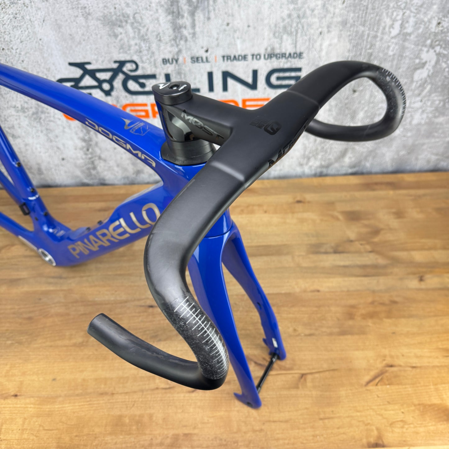 2022 Pinarello Dogma F Size 51.5 Carbon Disc Brake Frameset 700c Blue 2208g