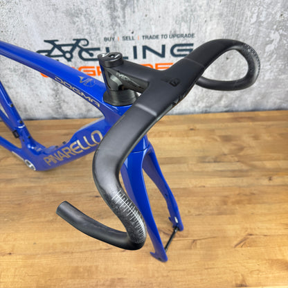 2022 Pinarello Dogma F Size 51.5 Carbon Disc Brake Frameset 700c Blue 2208g