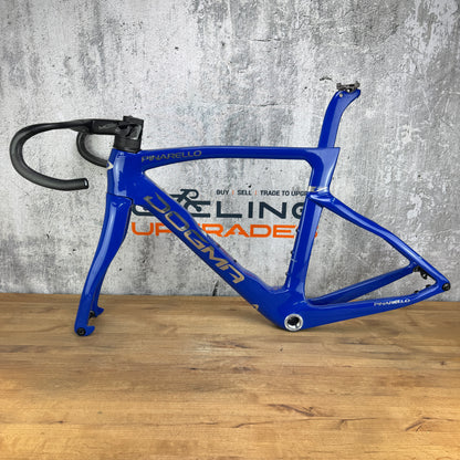 2022 Pinarello Dogma F Size 51.5 Carbon Disc Brake Frameset 700c Blue 2208g