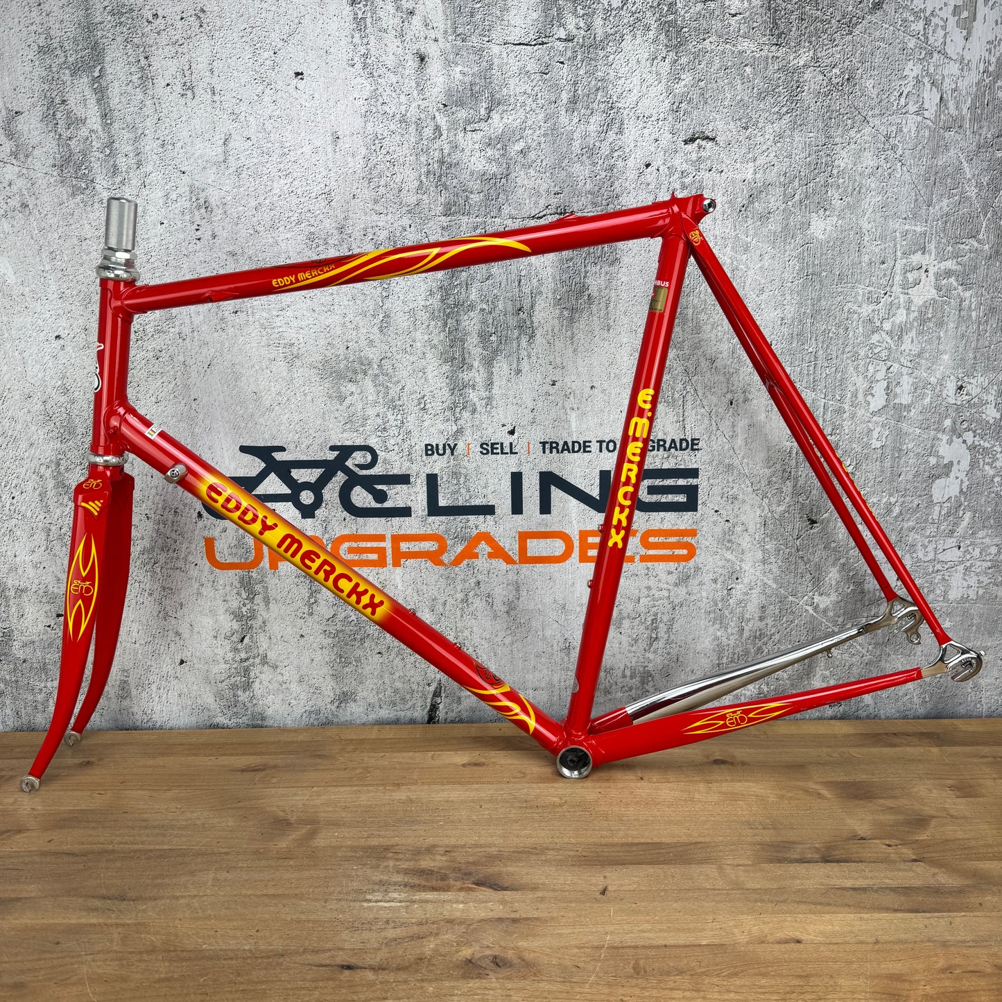 Eddy Merckx MX Leader Lugged Steel 59cm Rim Brake Frameset Columbus MXL MAX