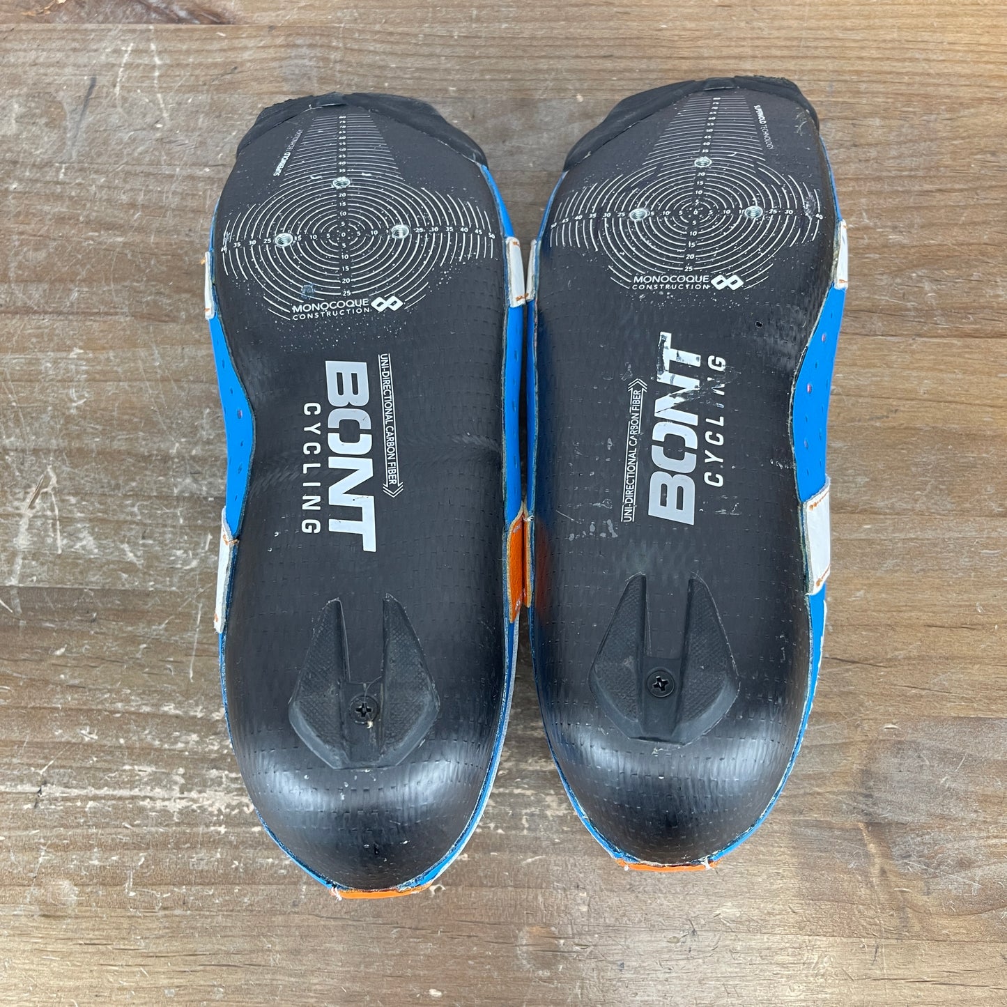 Bont Vaypor+ 2016 Cycling Carbon 3-Bolt Men's Road Bike Shoes Size 12 US 47 EU