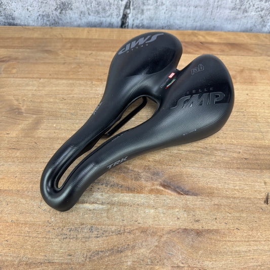 Low Mile! Selle SMP TRK Gel 175mm 7x7mm Steel Rails Bike Saddle 478g