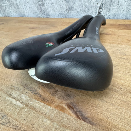 Low Mile! Selle SMP TRK Gel 175mm 7x7mm Steel Rails Bike Saddle 478g