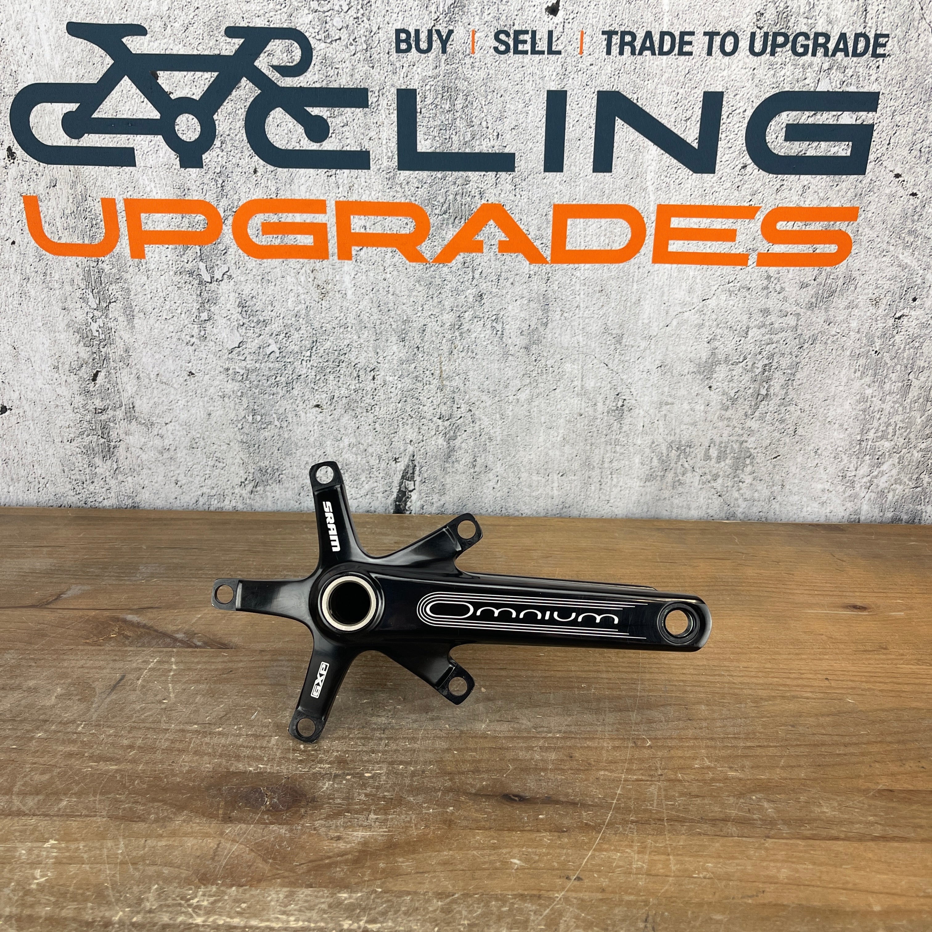 Sram Omnium 170mm Alloy Track Single Speed Crankset 5-Bolt 144BCD