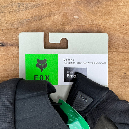 New! Fox Defend Pro Winter Men's Small Cycling Gloves Black MSRP $89.95
