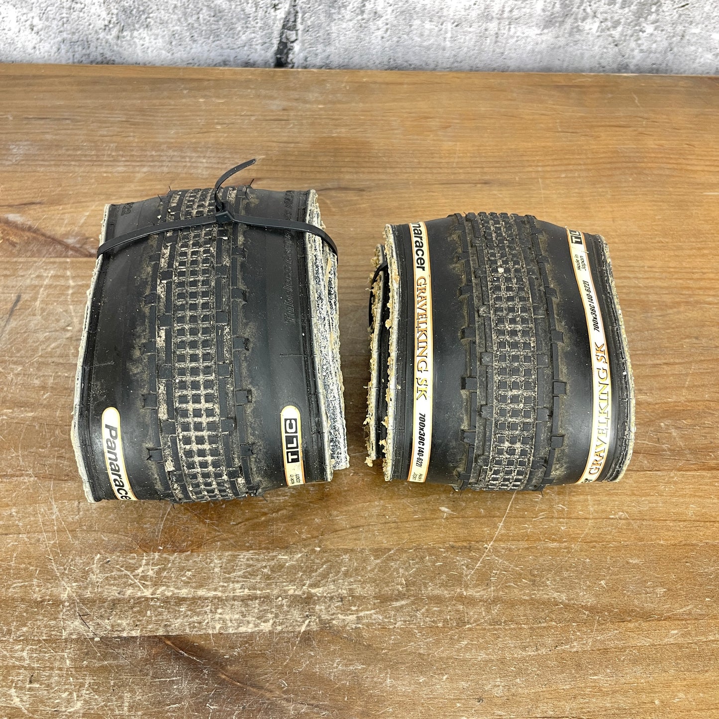 Pair Panaracer Gravel King SK Tubeless 700x38c Gravel Bike Tires