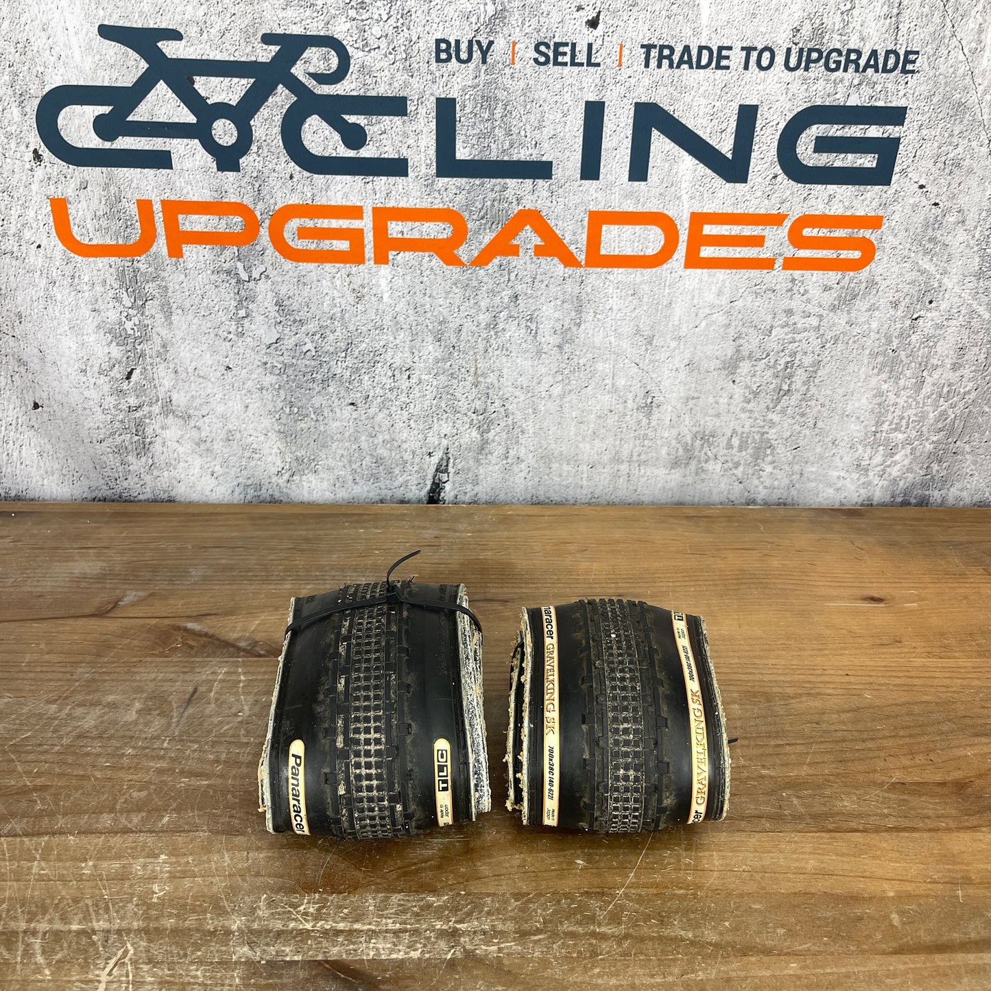 Pair Panaracer Gravel King SK Tubeless 700x38c Gravel Bike Tires
