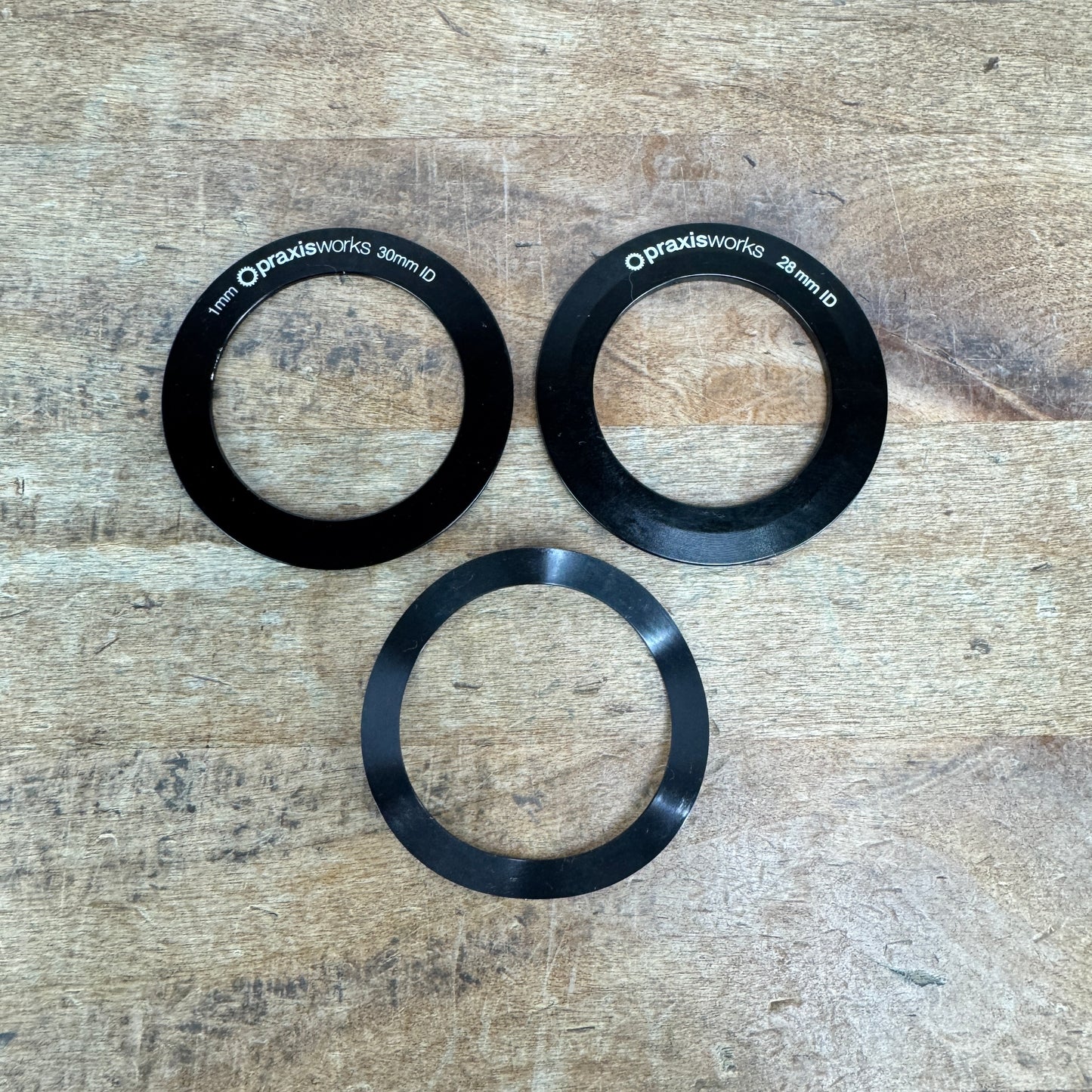 Low Mile! PraxisWorks M30-386EVO 28/30mm Spindle Bike Bottom Bracket 112g