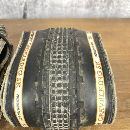 Pair Panaracer Gravel King SK Tubeless 700x38c Gravel Bike Tires