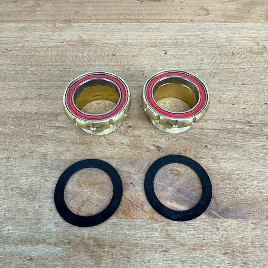 Zipp BSA English Threaded Ceramic Gold Bottom Bracket for 30mm Spindles 71g