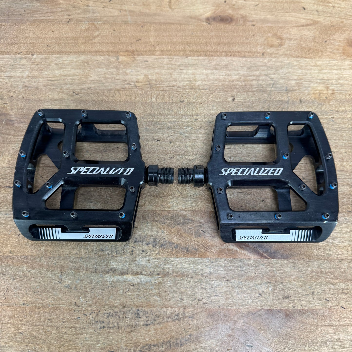 Low Mile! Specialized Bennies Alloy Platform Black MTB Bike Pedals 436g