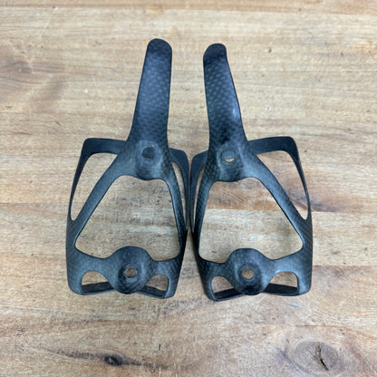 Low Mile! Serfas Vendetta Carbon Pair Bike Water Bottle Cages 28g