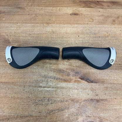 Low Mile! Ergon GP1 Lock-on Flat Bar Handlebar Bike Grips 201g