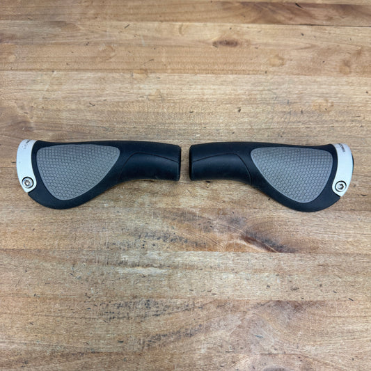 Low Mile! Ergon GP1 Lock-on Flat Bar Handlebar Bike Grips 201g