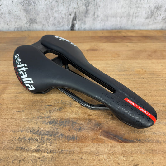 Low Mile! Selle Italia Flite Boost Pro Team Kit Carbonio Superflow 135mm Saddle