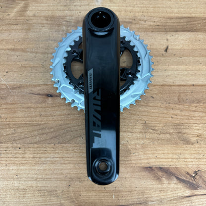 Low Mile! SRAM Rival AXS 46/33t 12-Speed 175mm Alloy Crankset DUB Spindle
