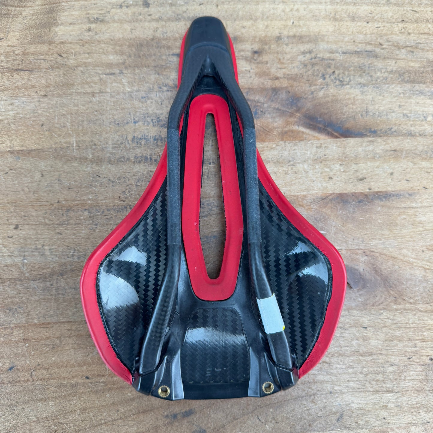 Low Mile! Specialized S-Works Power Arc 143mm 7x9mm Carbon Rails Red Saddle 146g