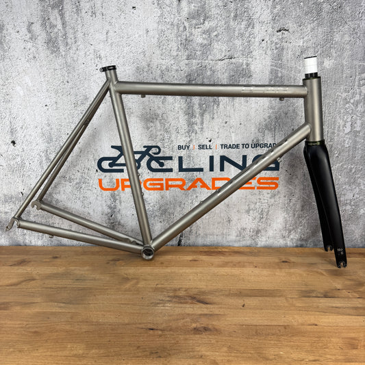 Low Mile! 2023 Dean El Vado 57.5cm Rim Brake Titanium Frameset 700c 2237g