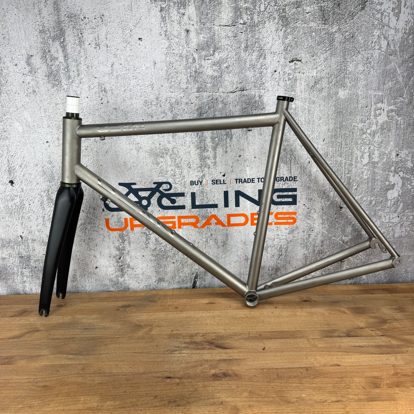 Low Mile! 2023 Dean El Vado 57.5cm Rim Brake Titanium Frameset 700c 2237g