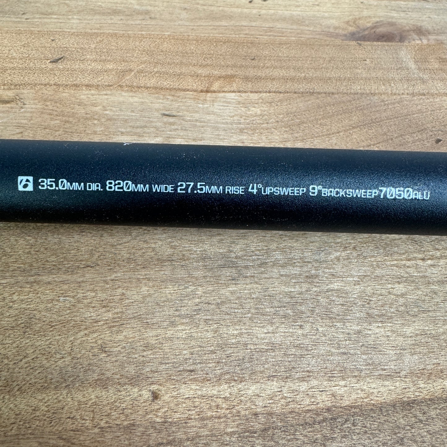 Bontrager Line Alloy 35mm Center 760mm Width 27.5mm Rise MTB Flat Handlebar 299g