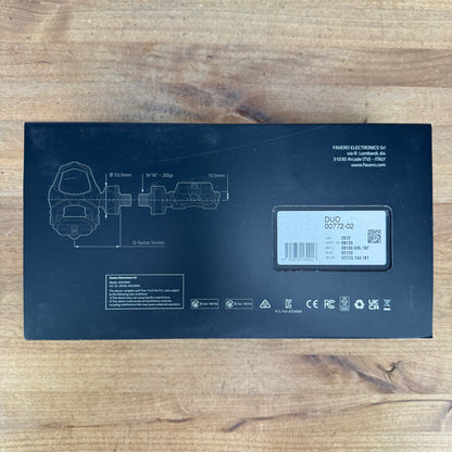 New! Favero Assioma DUO Dual Sided Power Meter Bike Pedals 152g