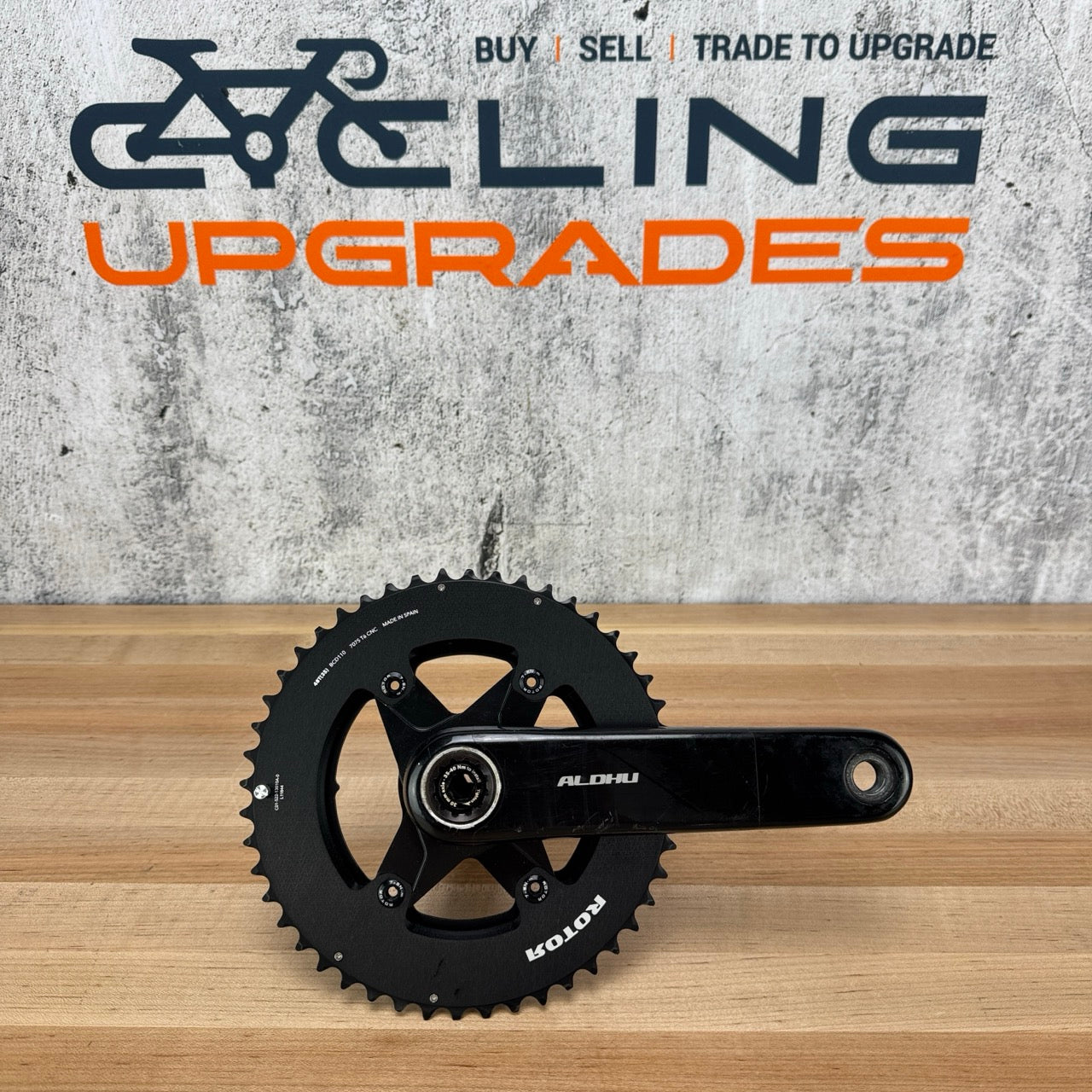 Rotor Aldhu Carbon OCP 175mm 30mm Spindle 48/35t Bike Crankset
