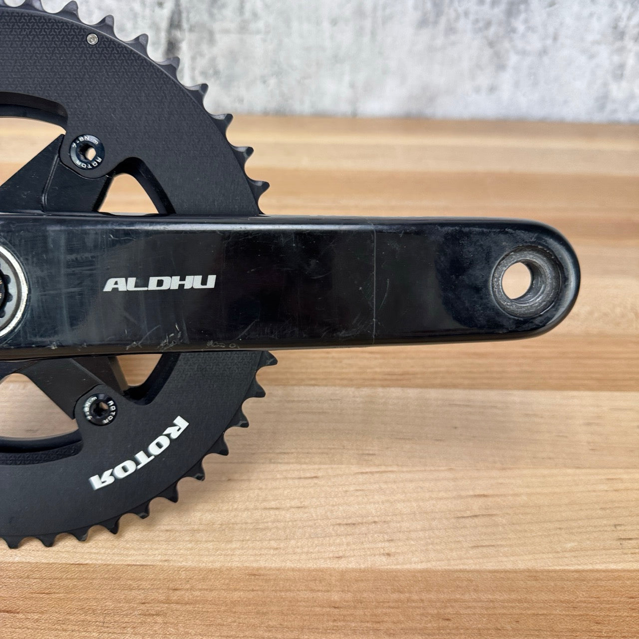 Rotor Aldhu Carbon OCP 175mm 30mm Spindle 48/35t Bike Crankset