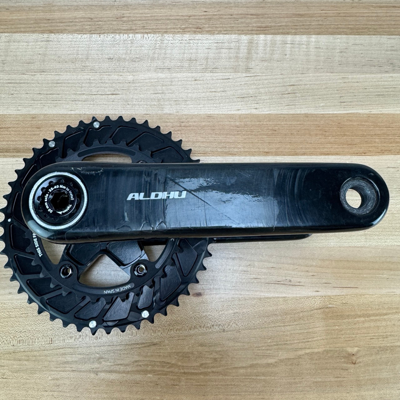 Rotor Aldhu Carbon OCP 175mm 30mm Spindle 48/35t Bike Crankset