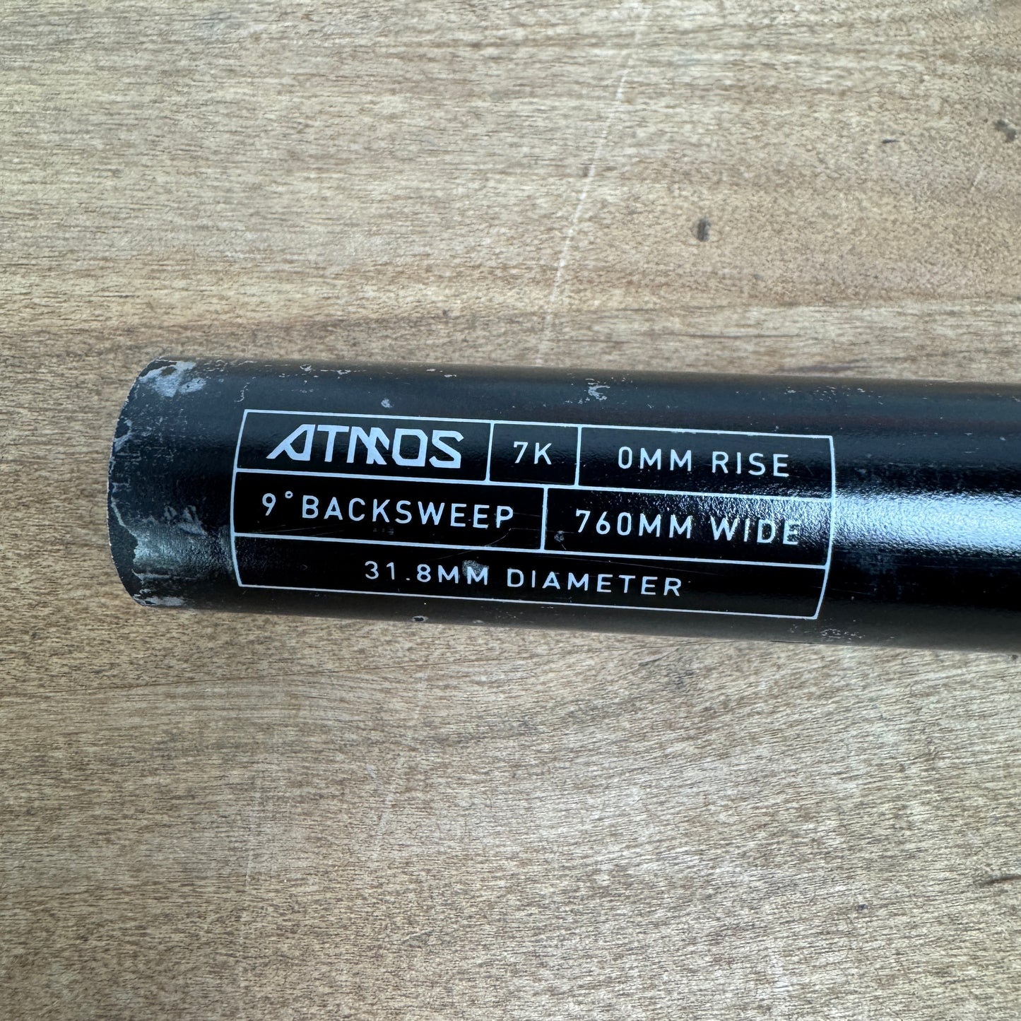 Truvativ Atmos Alloy 31.8mm 680mm 0 Degree Rise MTB Flat Handlebar 236g