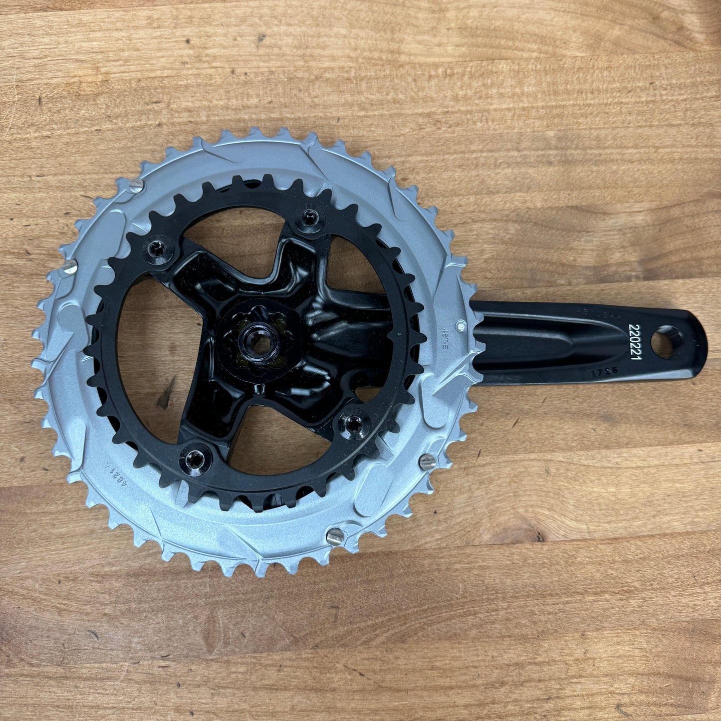 New! SRAM Rival D1 172.5mm DUB 46/33t 12-Speed Alloy Bike Crankset MSRP $140