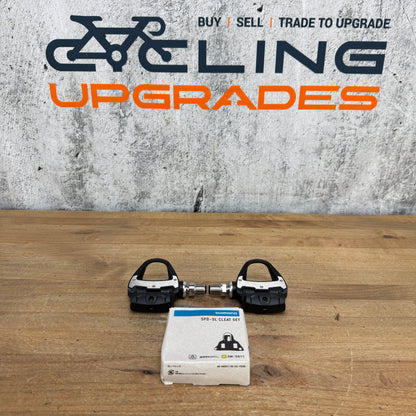 New! Garmin Rally RS200 Dual-Sided Power Meter SPD-SL Pedals w/Cleats MSRP $1000