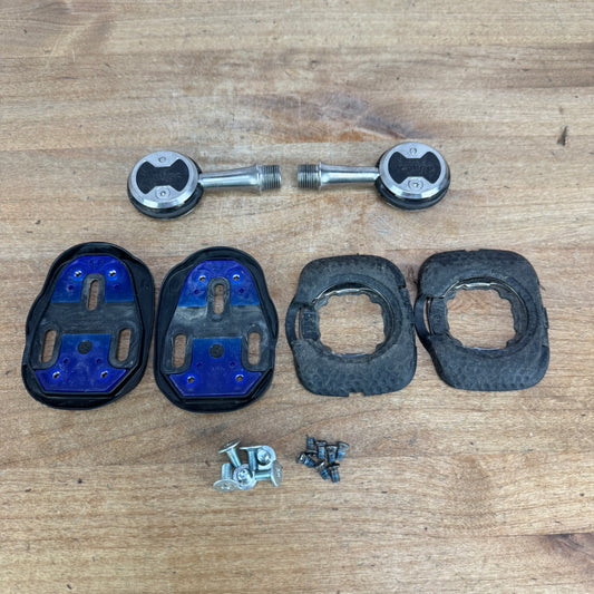 Wahoo Speedplay Zero Stainless Steel Clipless Road Pedals w/ Cleats 221g