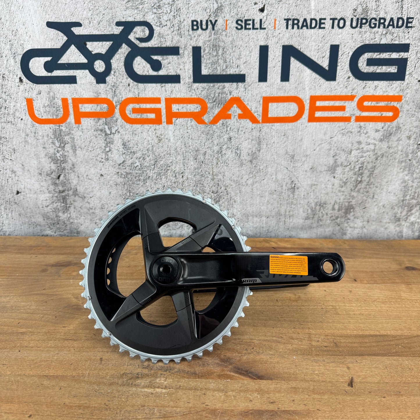 SRAM Rival AXS Quarq Left Side Power Meter 175mm 48/35t 12-Speed Bike Crankset