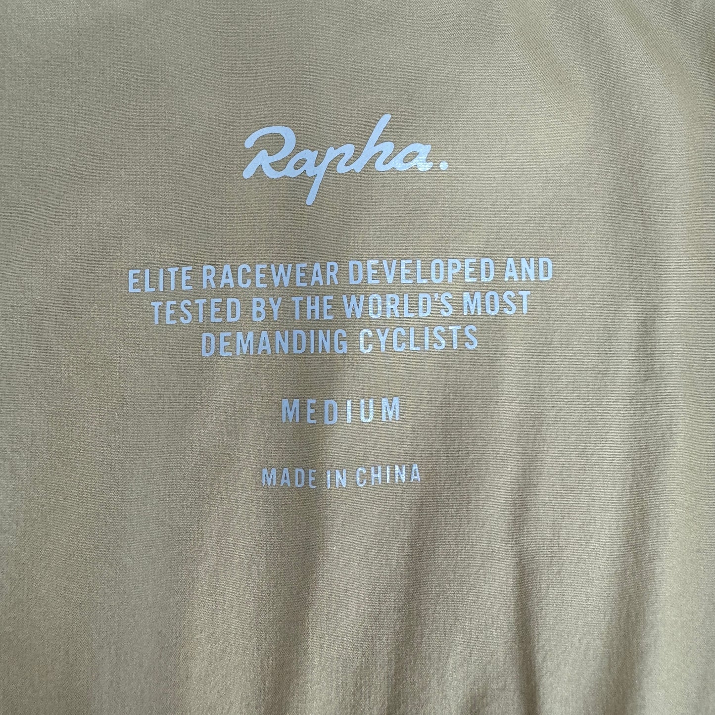 Worn Once! Rapha Pro Team Lightweight Gilet Men's Medium Khaki Cycling Vest