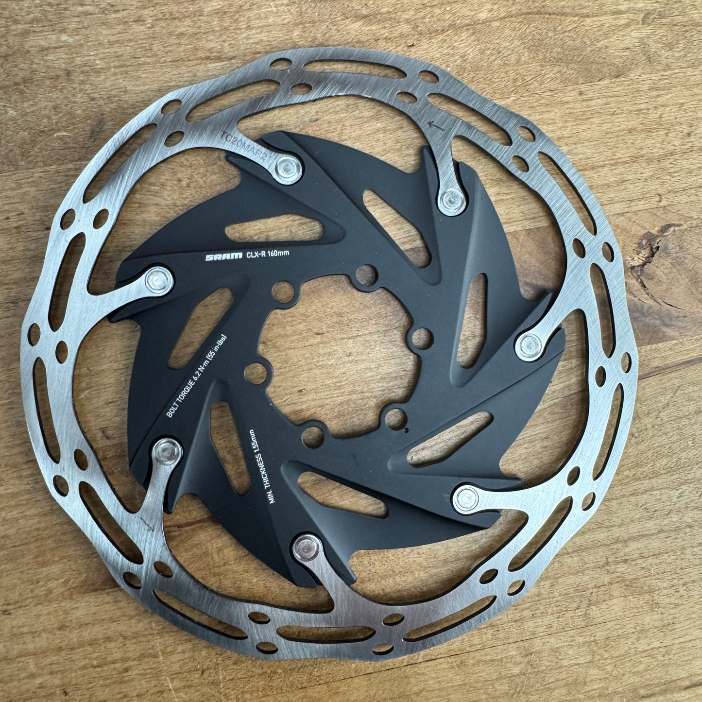 New! SRAM Centerline CLX-R 160mm 6-Bolt Disc Brake Rotor 117g