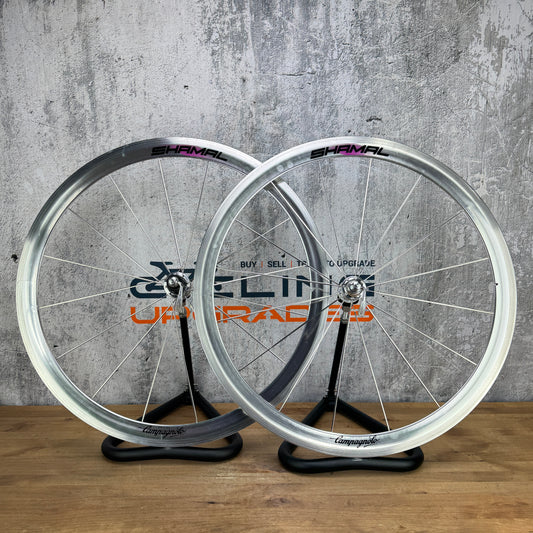 Campagnolo Shamal 90's Silver 40mm Alloy Aero Road Bike Wheelset QR 700c