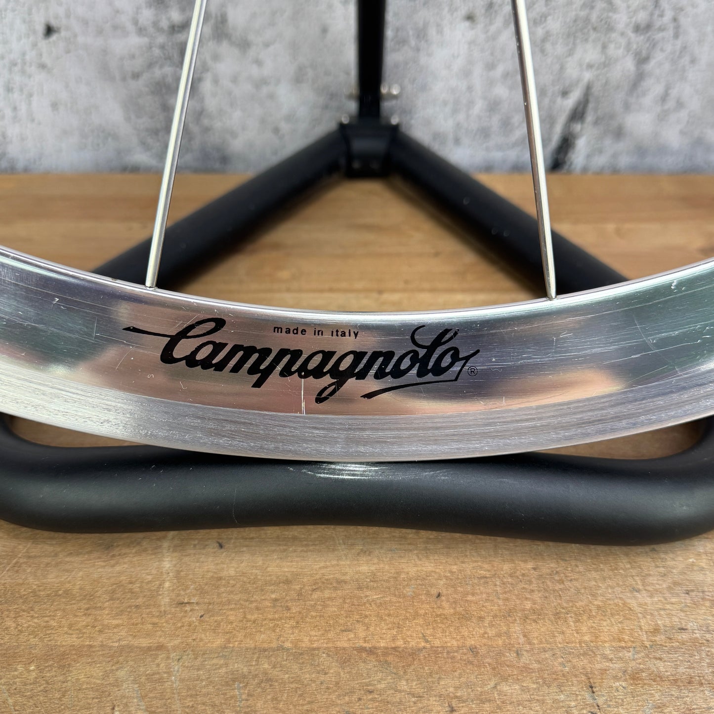 Campagnolo Shamal 90's Silver 40mm Alloy Aero Road Bike Wheelset QR 700c