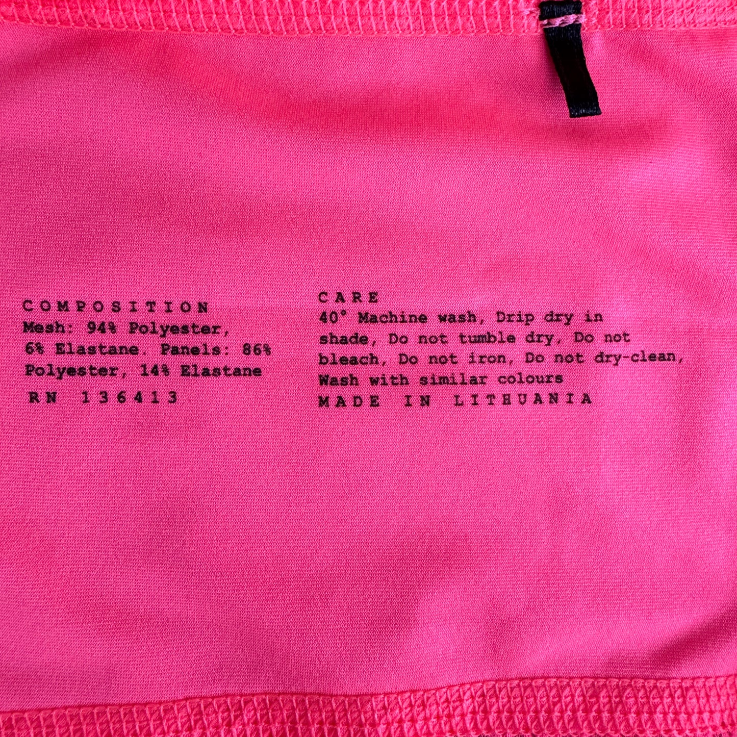 New! Rapha Pro Team Base Layer Sleeveless Men's Large Pink Cycling Jersey