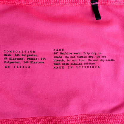 New! Rapha Pro Team Base Layer Sleeveless Men's Large Pink Cycling Jersey