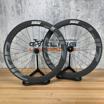 Ridden Once! Zipp Firecrest 404 ZR1 Carbon Tubeless Disc Wheelset 700c 1585g