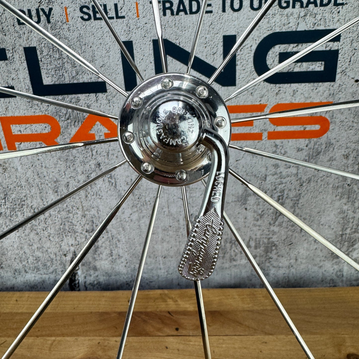 Campagnolo Shamal 90's Silver 40mm Alloy Aero Road Bike Wheelset QR 700c