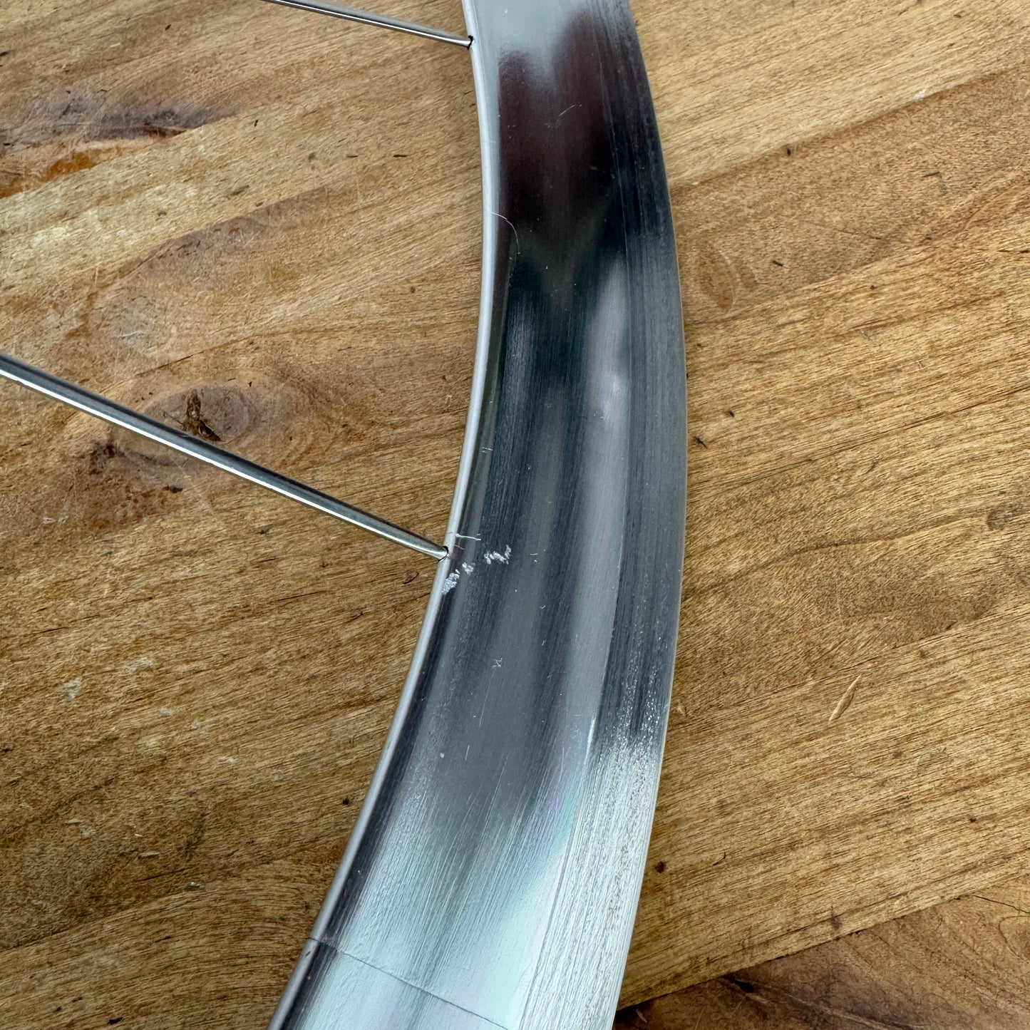 Campagnolo Shamal 90's Silver 40mm Alloy Aero Road Bike Wheelset QR 700c